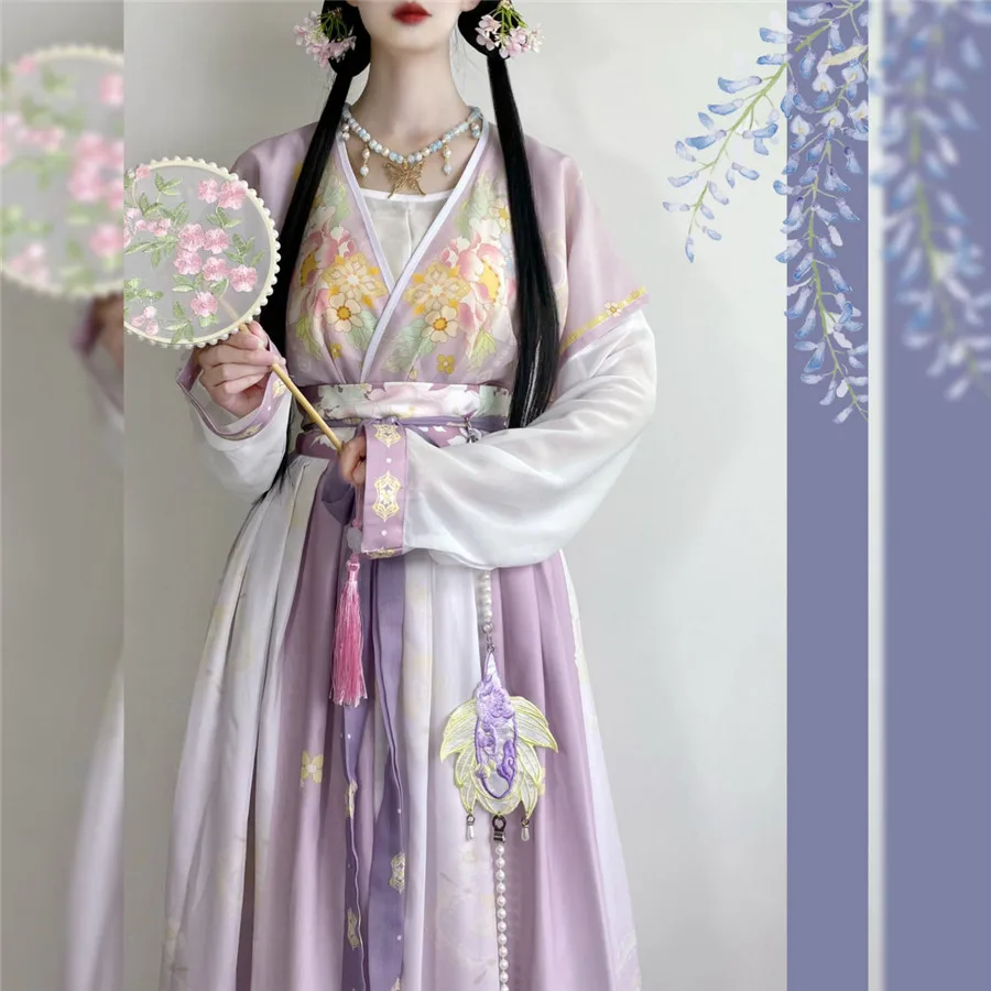 Ethnic Dress Fashion Show - Китайское традиционное розово-оранжево-зеленое женское платье в