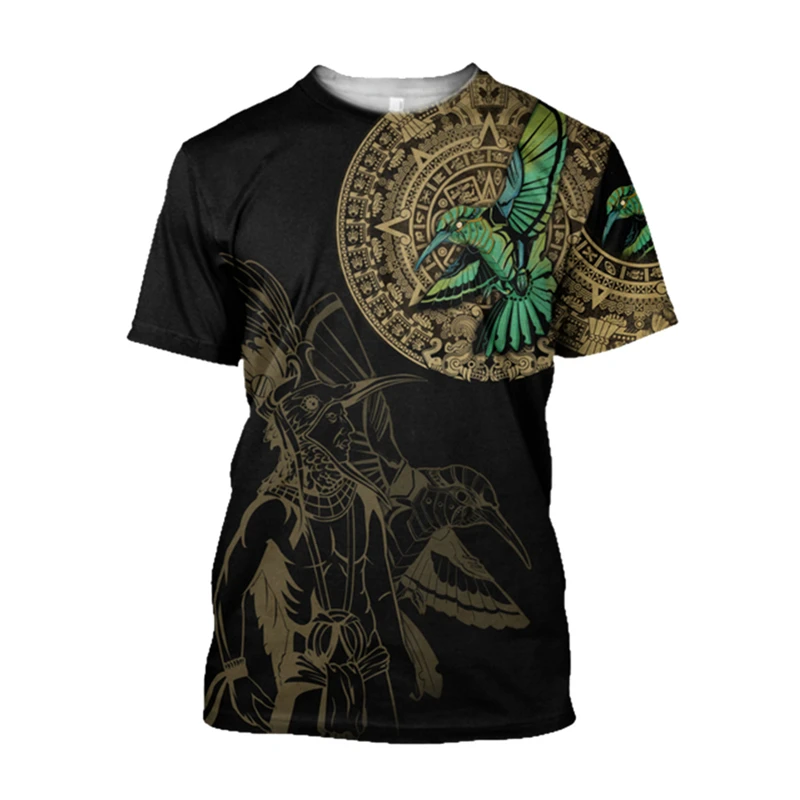 Men'S Ethnic Fashion Trends - Мужская футболка с 3D-принтом в стиле