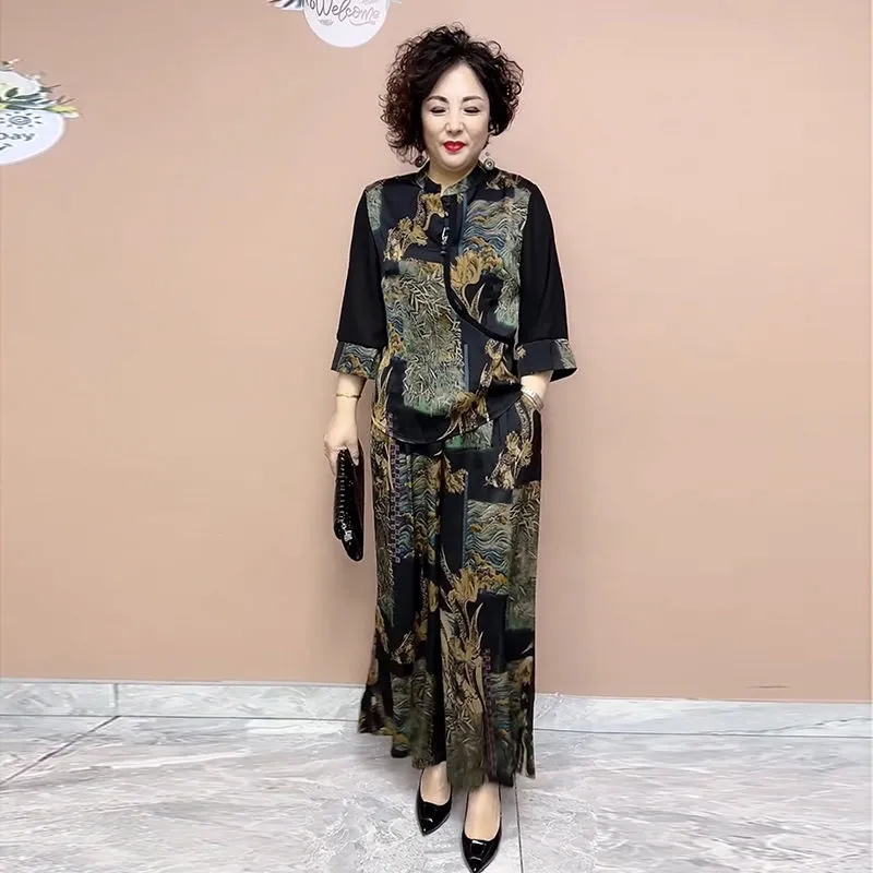 New Ethnic Fashion - 2025 Новый комплект широких брюк для