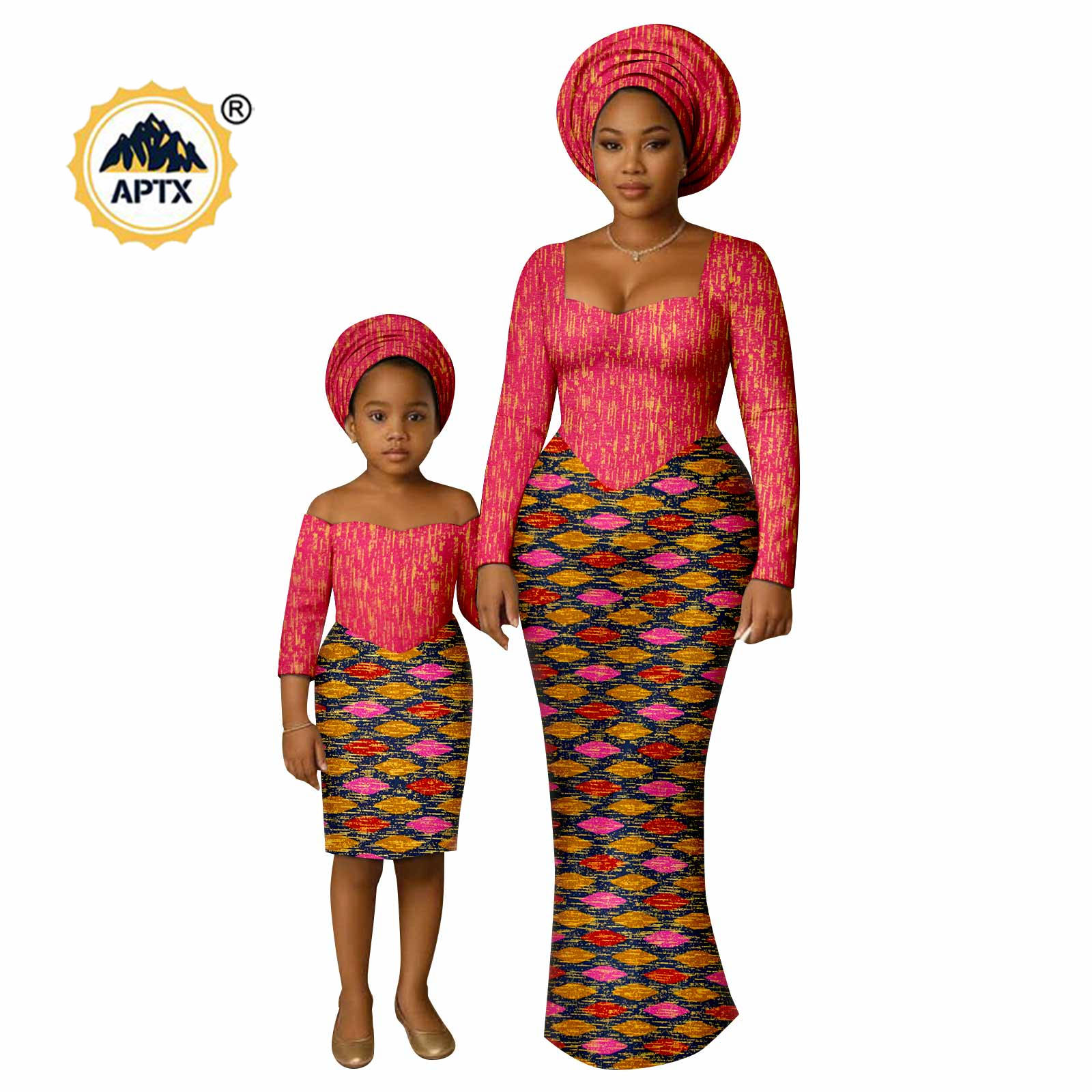 African Ankara Print - Длинные платья с африканским принтом для