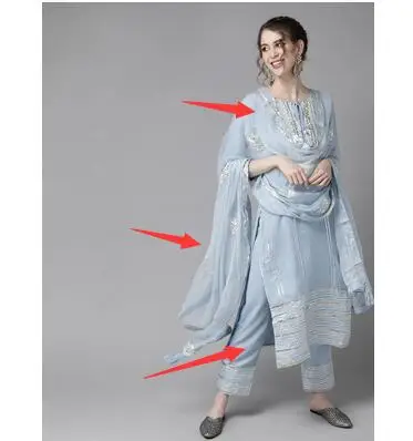 Традиционная индийская панджаб – обзор и цена Salwar Kameez Set
