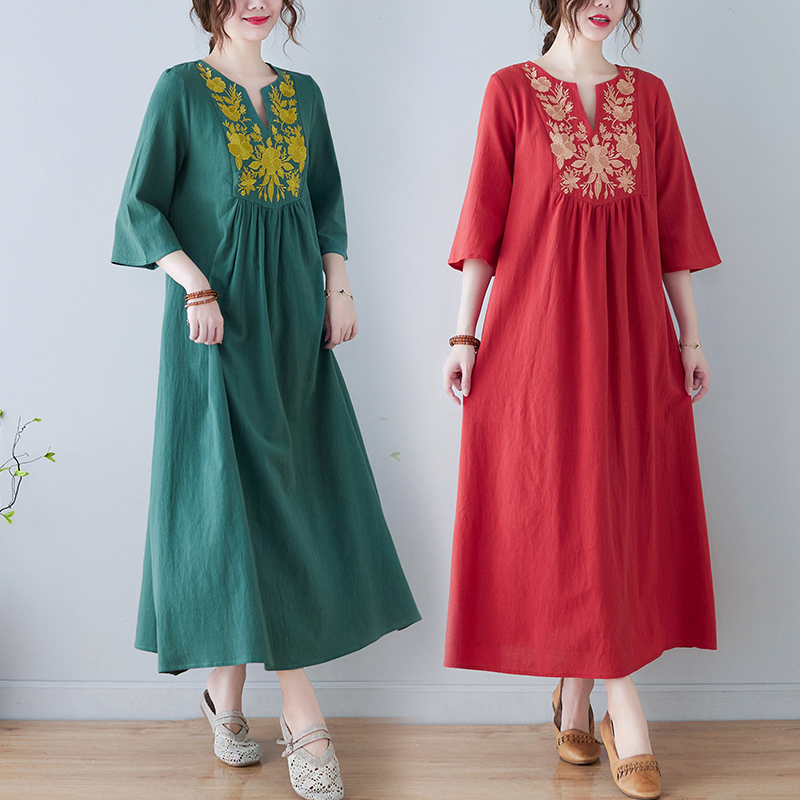 Новое женское летнее платье в  – обзор и цена Ethnic Fashion Trend