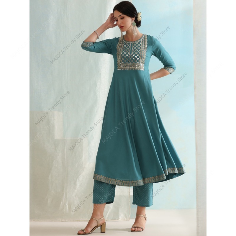 Индийский женский комплект из  – обзор и цена Salwar Kameez Set