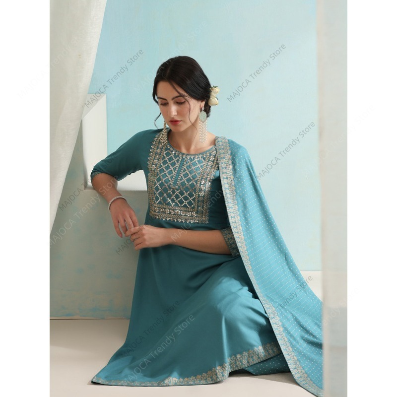 Индийский женский комплект из  – обзор и цена Salwar Kameez Set