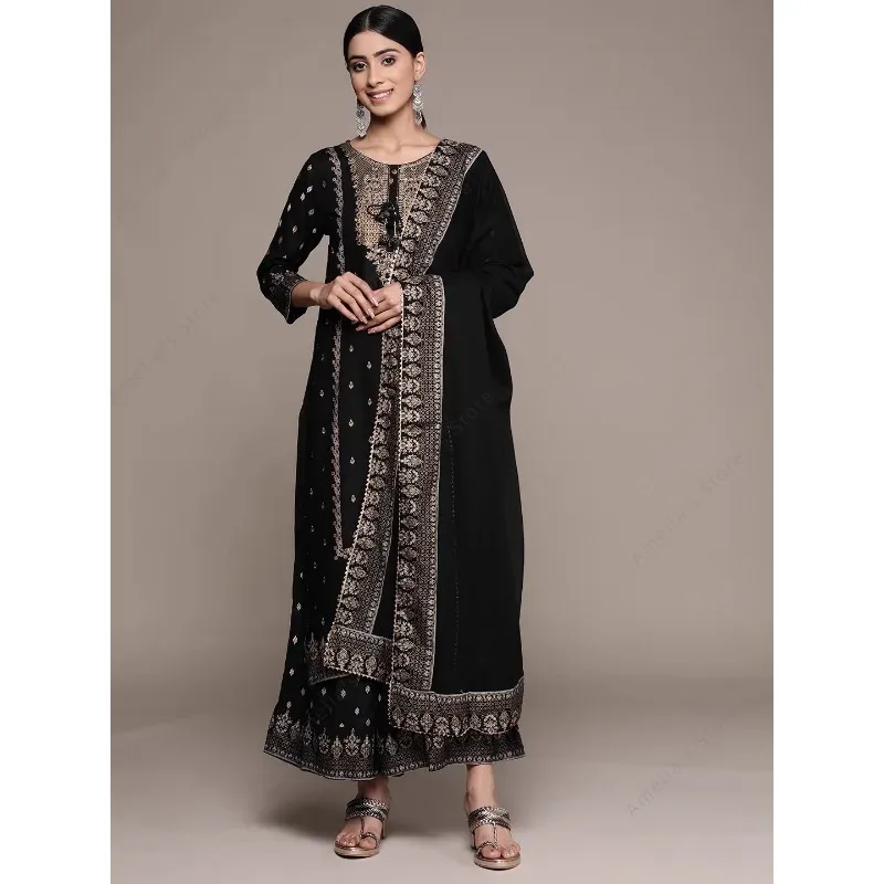 Индийский женский костюм пандж – обзор и цена Salwar Kameez Set