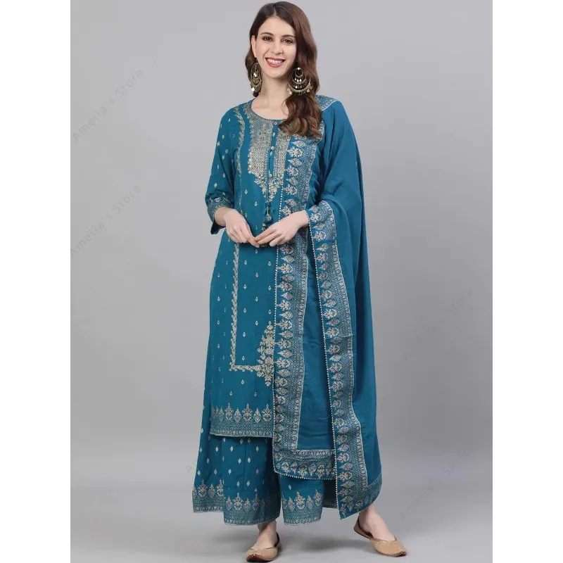 Индийский женский костюм пандж – обзор и цена Salwar Kameez Set