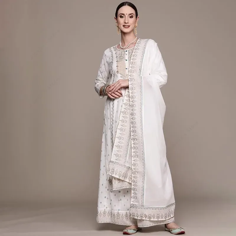 Индийский женский костюм пандж – обзор и цена Salwar Kameez Set