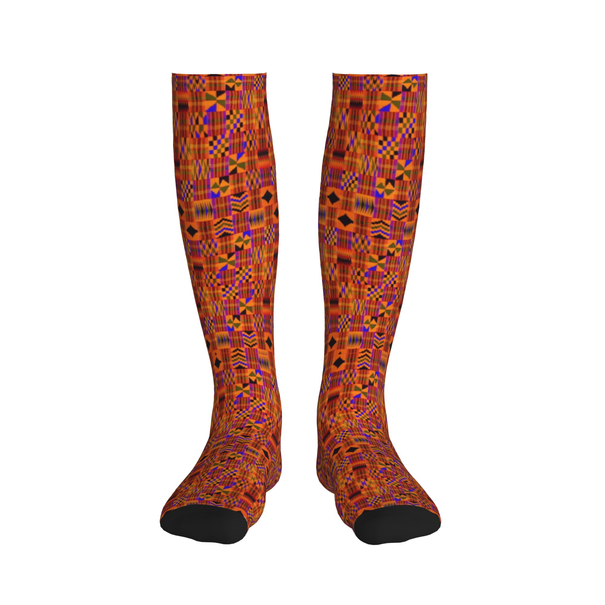 Кавайные носки с этническим пр – обзор и цена African Ankara Print