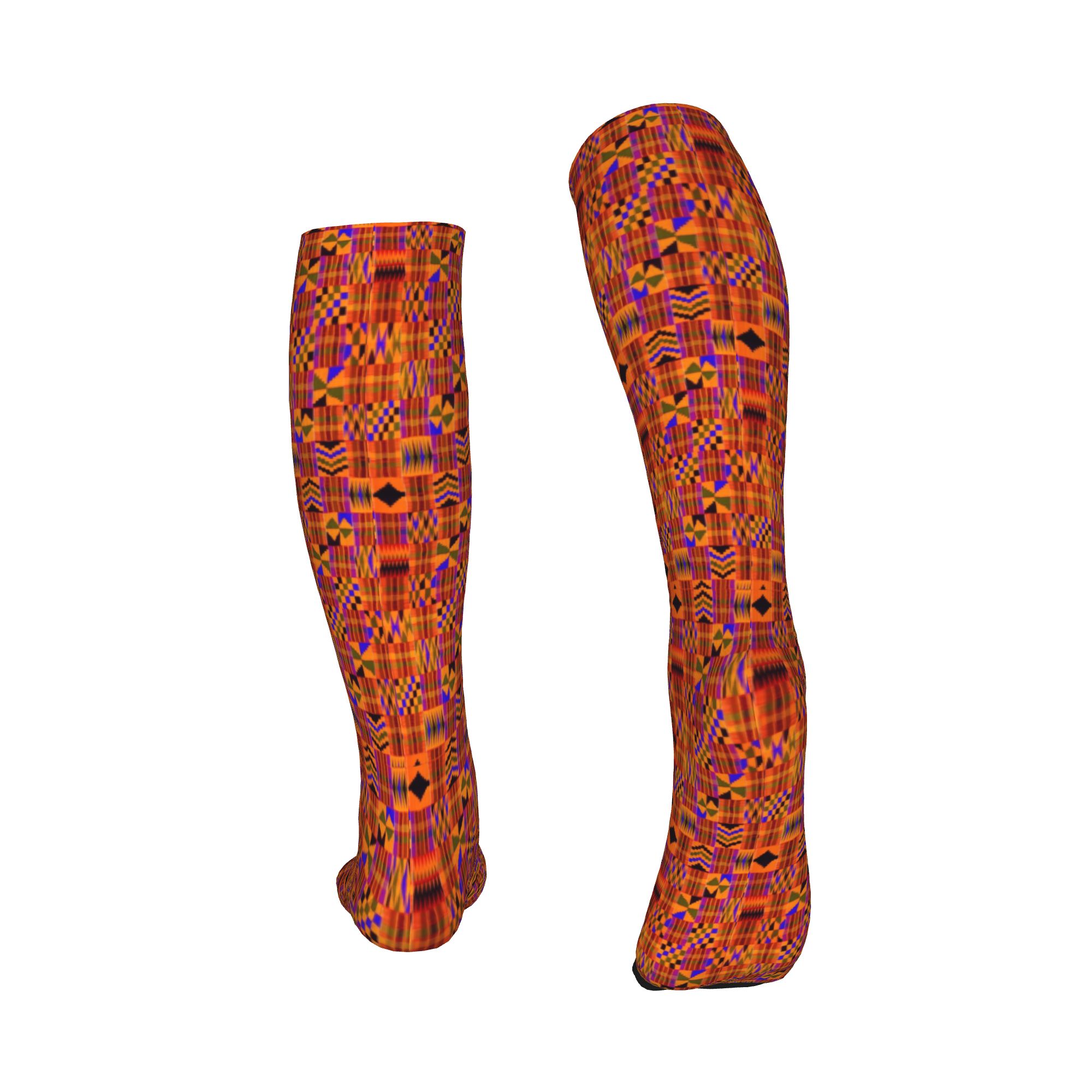 Кавайные носки с этническим пр – обзор и цена African Ankara Print