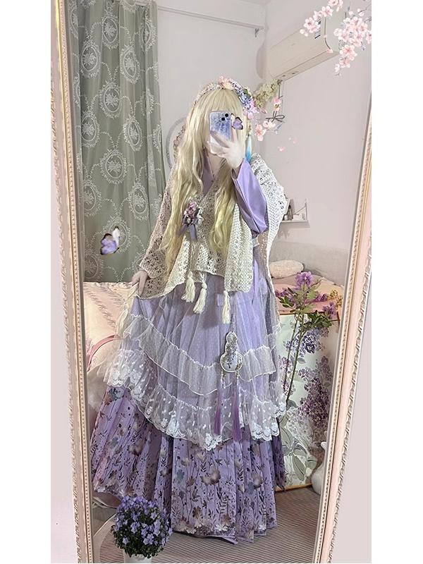 Фиолетовый комплект ханбок: по – обзор и цена Hanbok Modern Set