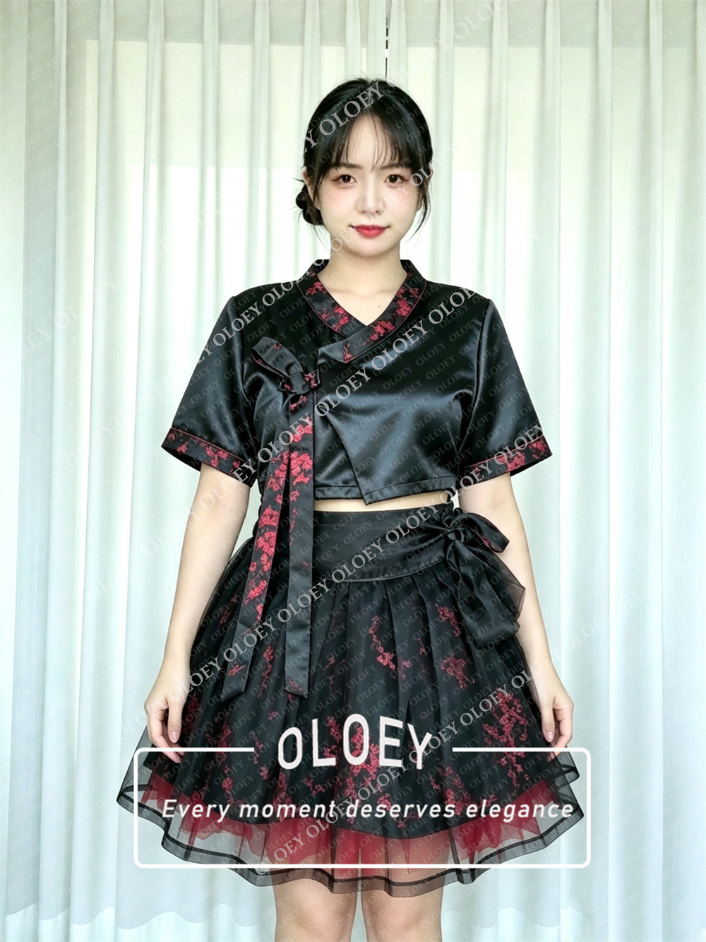 OLOEY Современный черный корот – обзор и цена Hanbok Modern Set