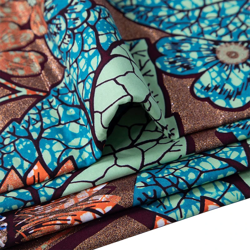 Хлопковая африканская ткань Ан – обзор и цена African Ankara Print