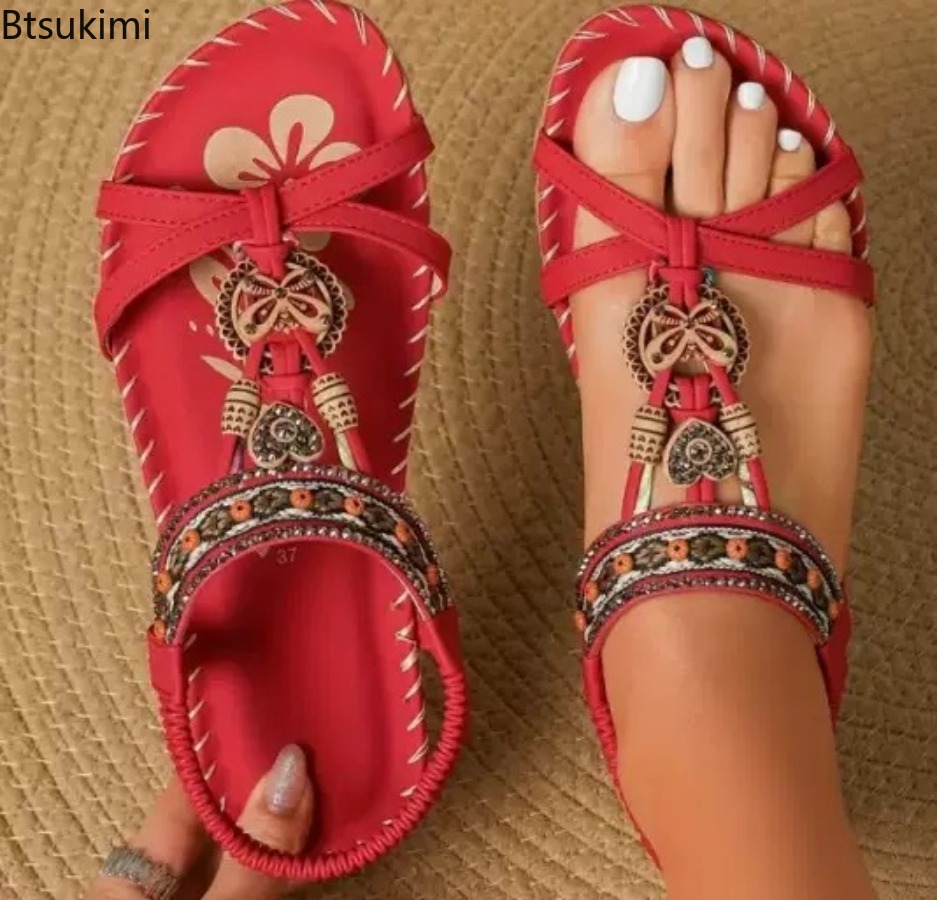 Женские богемные сандалии для  – обзор и цена Ethnic Fashion Women