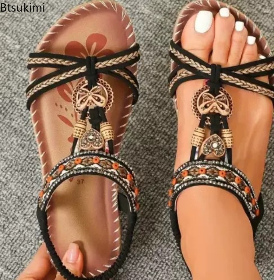 Женские богемные сандалии для  – обзор и цена Ethnic Fashion Women